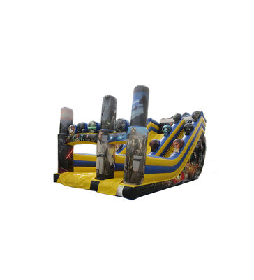 Colorful Slides Children Fun Park Inflatable Playground