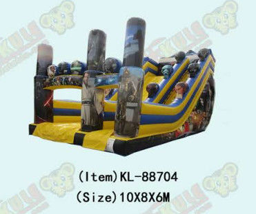 Colorful Slides Children Fun Park Inflatable Playground