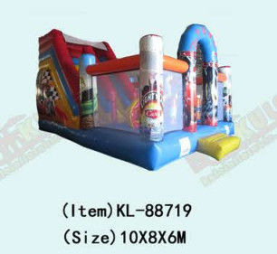 Raise Car Inflatble Combos For Commercial Chilidren Playground