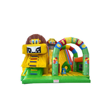 Small Commercial Bouncy Castle With Slide Children Playground