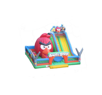 Children Fun Park Inflatable Angry Bird Animals Slide For Rentals