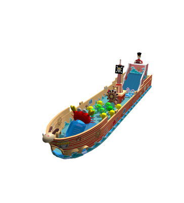Children Fun Park Inflatable Pirate Ship Kids Playground