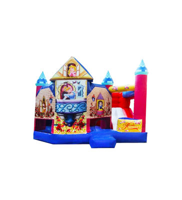 Snow Pricess Combos Jumping Slide Children Fun Park Inflatable