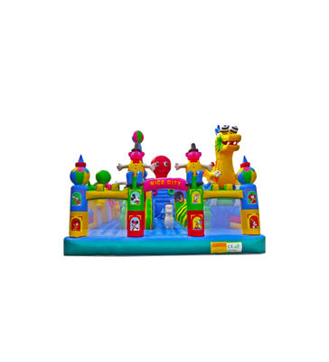 Customized IP Colorful Children Fun Park Inflatable Slide Bouncy