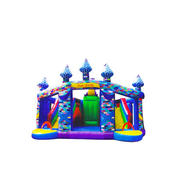 Customized IP Colorful Children Fun Park Inflatable Slide Bouncy
