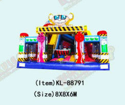 Customized IP Colorful Children Fun Park Inflatable Slide Bouncy
