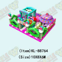 Customized IP Colorful Children Fun Park Inflatable Slide Bouncy