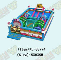 Customized IP Colorful Children Fun Park Inflatable Slide Bouncy