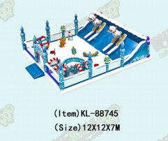 Customized IP Colorful Children Fun Park Inflatable Slide Bouncy