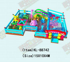 Varied Shapes Colorful Children Fun Park Inflatable Slide Bouncy