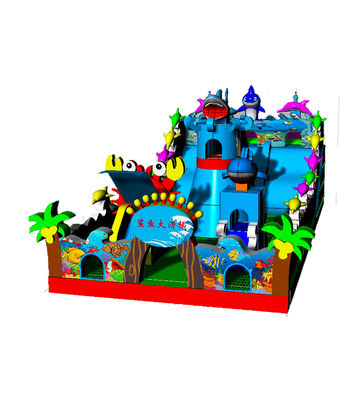 Marine - Themed Inflatable: Shark Slide & More Blue Customized