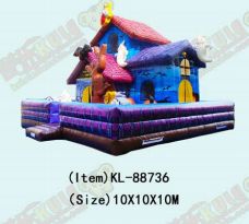 Magical Inflatable Castle for Halloween Celebrations Spooky Play and Fright