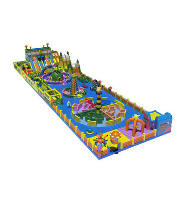 Giant Vibrant Inflatable Amusement Park Adventure nchanting Fun Park Odyssey