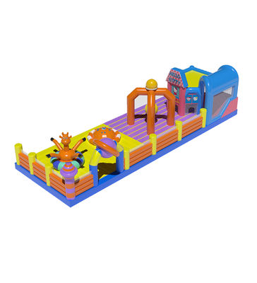 Giant Vibrant Inflatable Amusement Park Adventure nchanting Fun Park Odyssey