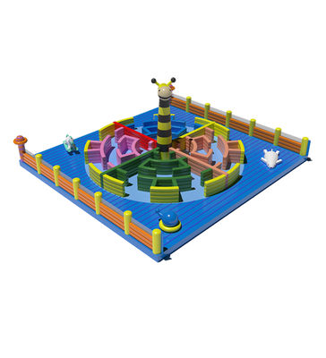 Giant Vibrant Inflatable Amusement Park Adventure nchanting Fun Park Odyssey