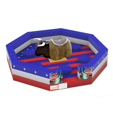 Stars - and - Stripes Patriotic Inflatable Bull Riding Arena