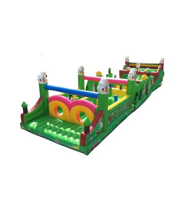 Kids' Inflatable Amusement: Fun - Filled Obstacle Track Playtime Essential