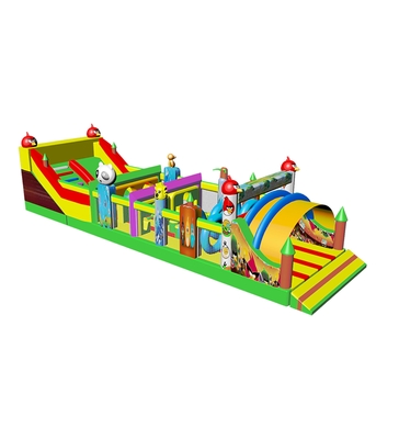 Angry Birds - Inspired Inflatable Fun Park for Kids Vibrant Adventure