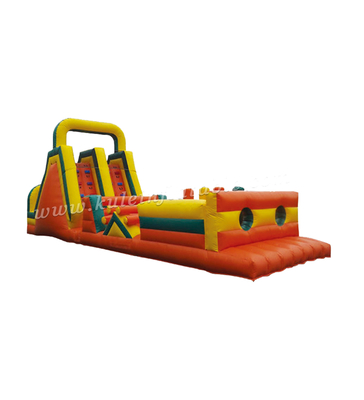Orange - Toned Inflatable: Obstacle Adventure Journey Colorful Realm