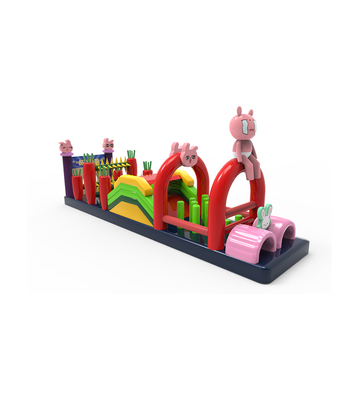 Cute Rabbit - Styled Kids' Play Set Cartoon Character - Based Play Obstacle