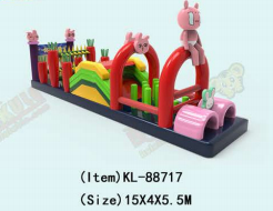 Cute Rabbit - Styled Kids' Play Set Cartoon Character - Based Play Obstacle