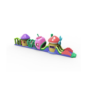 Fun Fruit - Shaped Kids' Play Set Colorful Cartoon Fruit Play Structure