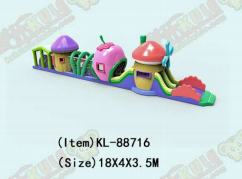 Fun Fruit - Shaped Kids' Play Set Colorful Cartoon Fruit Play Structure