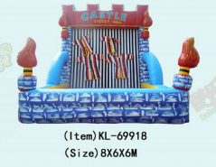 Castle Sticky Wall Inflatable: A Fun - Filled Play Adventure Exciting Playground Attraction