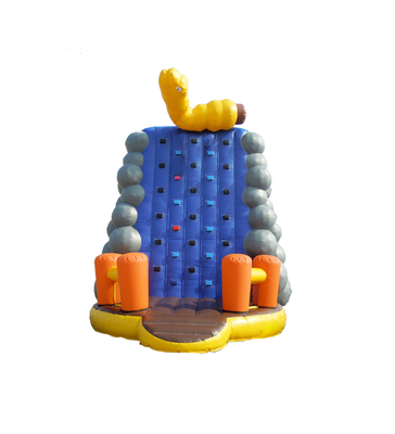 Colorful Fun Inflatable Wall with Caterpillar Rock - Climbing  Adventure
