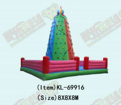 Rainbow - like Color - filled Inflatable Climbing Challenge Eye-catching