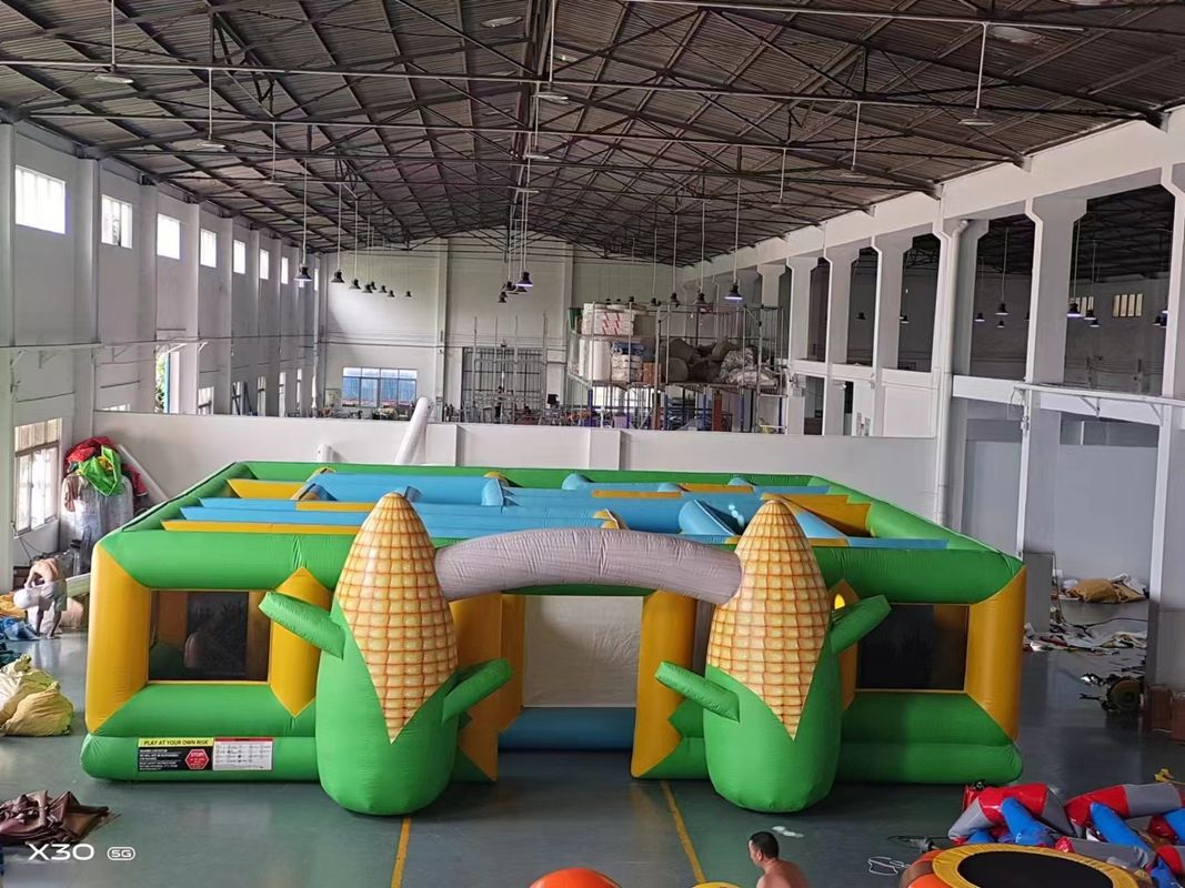 Popcorn Maze Outdoor Inflatable Games Large Size For Adult