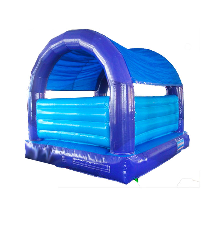Versatile Inflatable Blue Color Bouncy Castle For Childrens