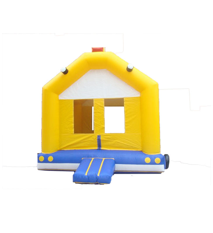 Yellow Color Simple Model Inflatable Bouncy Castle 5*5*5m