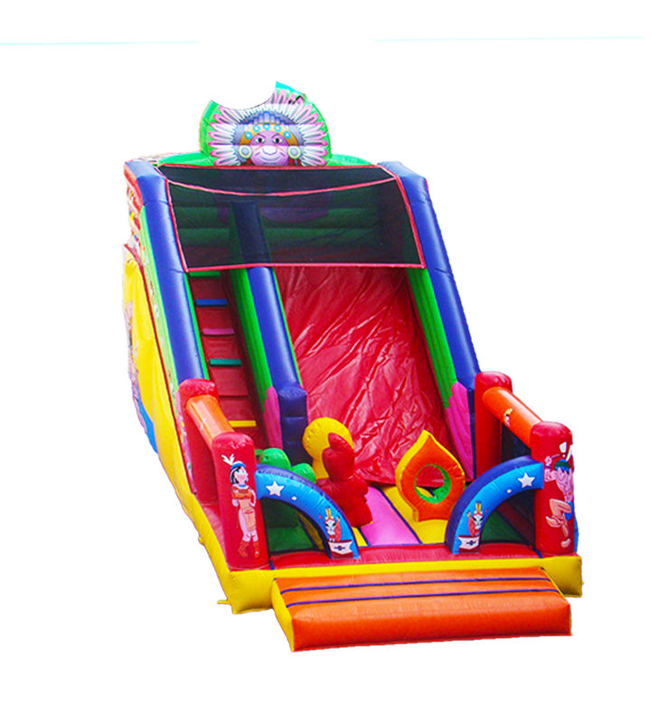 Vibrant And Colorful Inflatable Slide For Children Exciting Sliding Experience