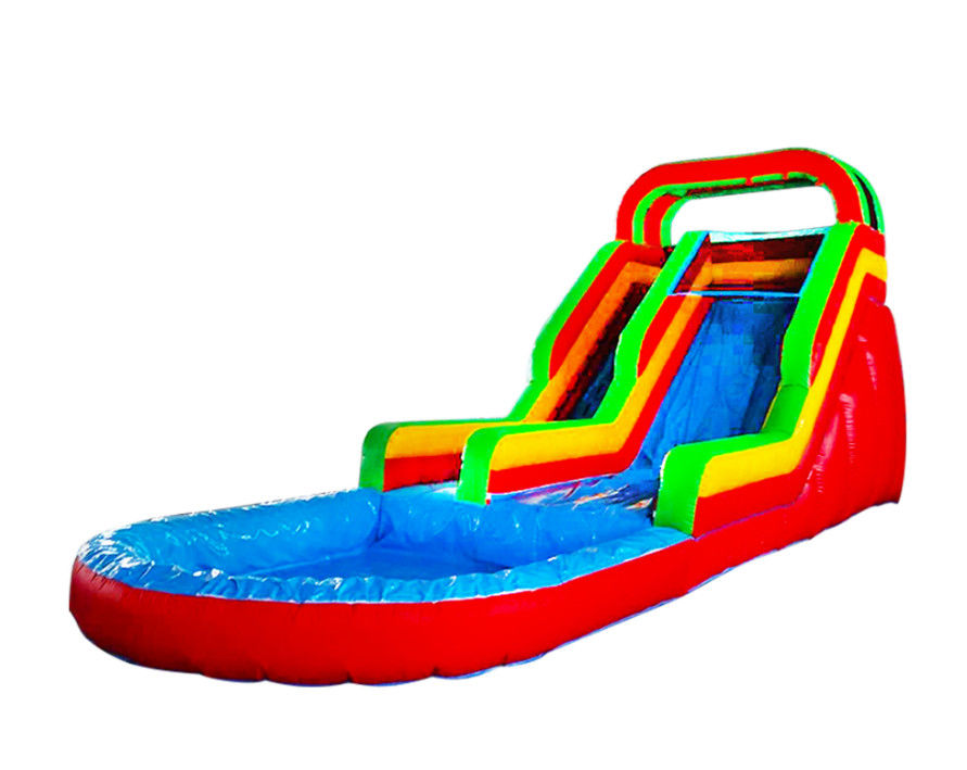 Vibrant And Colorful Inflatable Slide For Children Exciting Sliding Experience