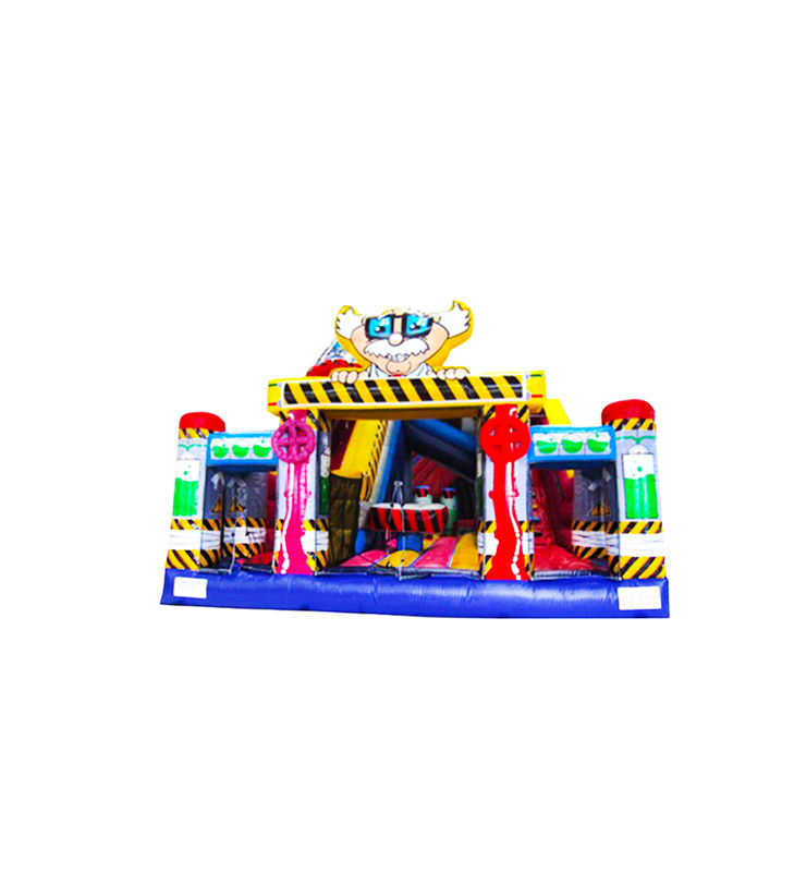 Customized IP Colorful Children Fun Park Inflatable Slide Bouncy