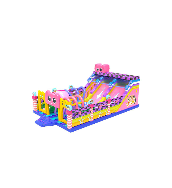 Customized IP Colorful Children Fun Park Inflatable Slide Bouncy