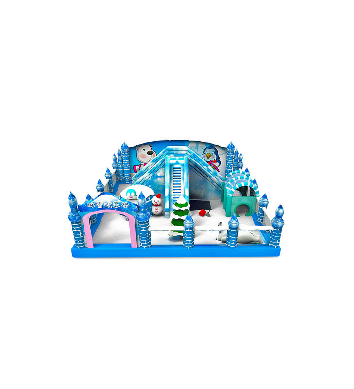 Customized IP Colorful Children Fun Park Inflatable Slide Bouncy