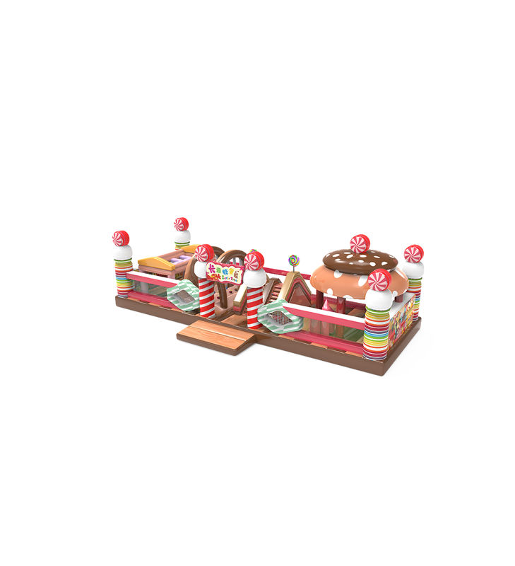Customized IP Colorful Children Fun Park Inflatable Slide Bouncy