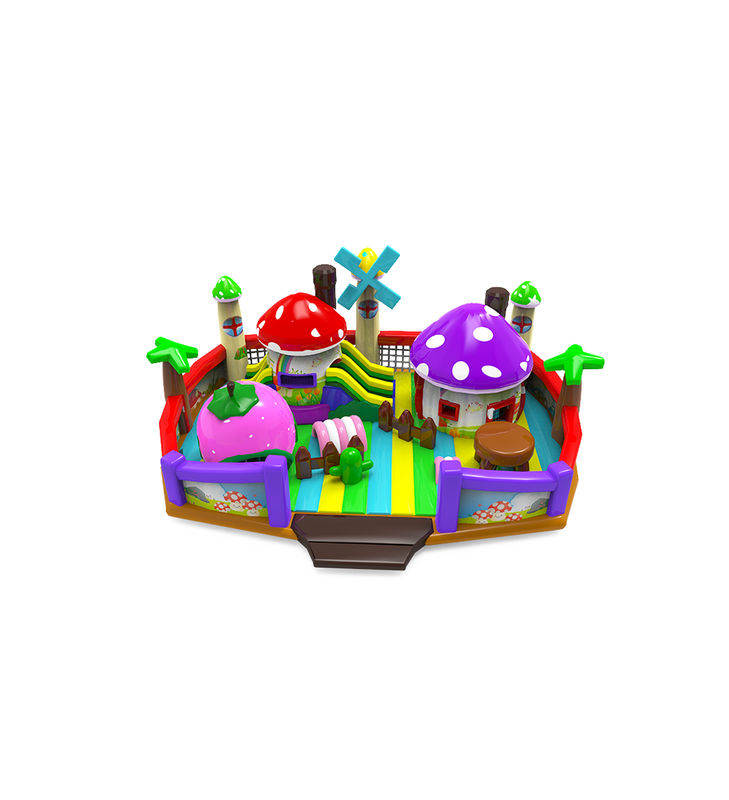 Customized IP Colorful Children Fun Park Inflatable Slide Bouncy