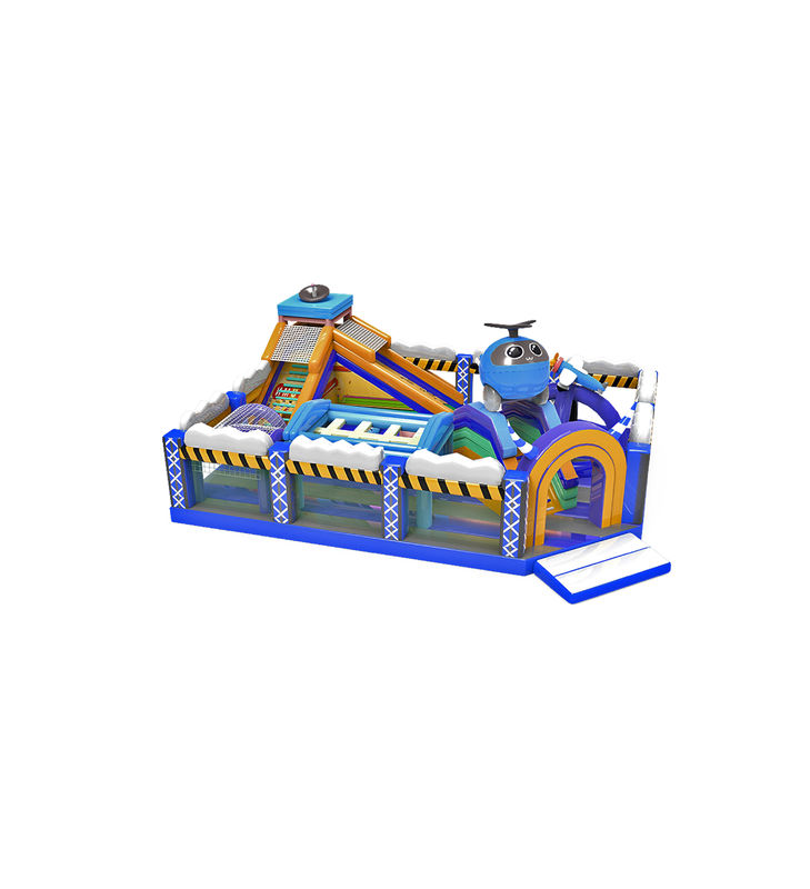 Customized IP Colorful Children Fun Park Inflatable Slide Bouncy