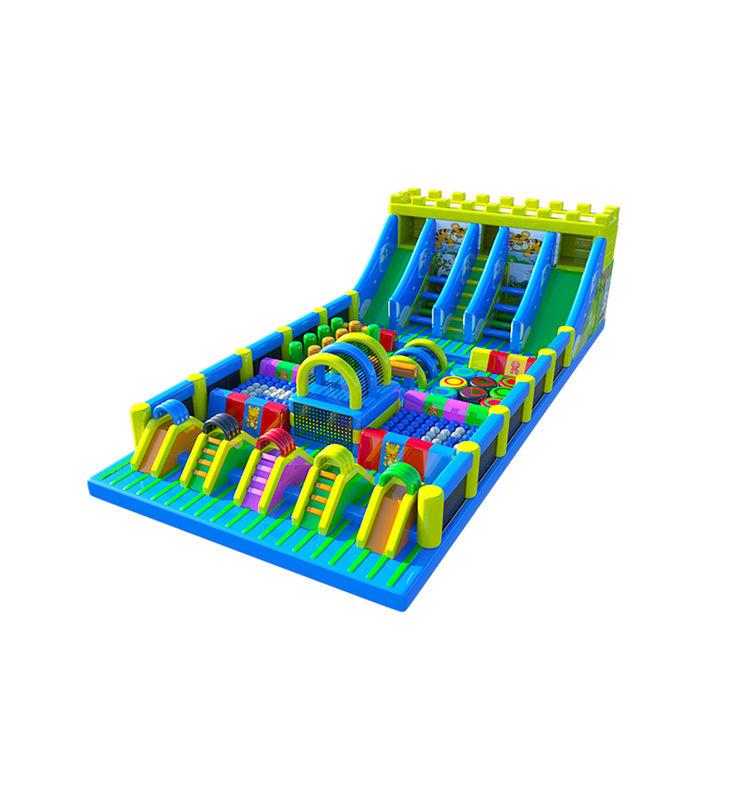 Customized IP Colorful Children Fun Park Inflatable Slide Bouncy