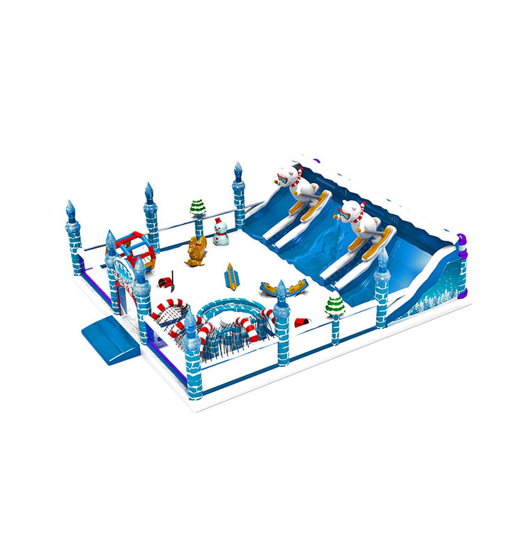 Customized IP Colorful Children Fun Park Inflatable Slide Bouncy