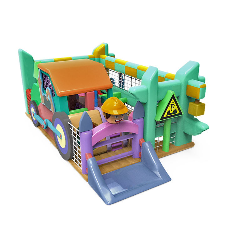 Customized IP Colorful Children Fun Park Inflatable Slide Bouncy