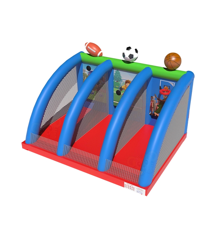 3 - Sport Inflatable Color - Blocked Ball - Shooting Sports Playground