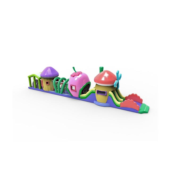 Fun Fruit - Shaped Kids' Play Set Colorful Cartoon Fruit Play Structure