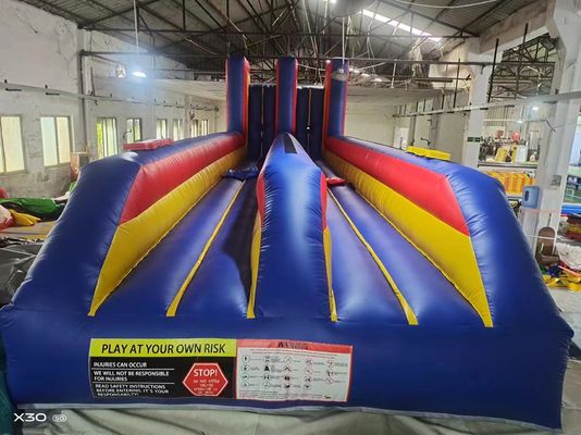 Inflatable Bungee Run Challenge Games Interactive Play System