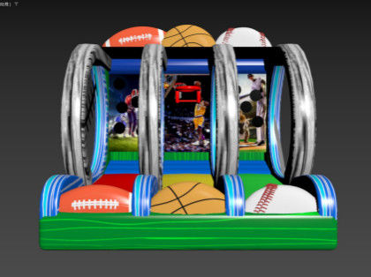 Football Baseball Backetball Inflatable Games For Teenager Adult